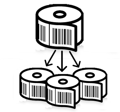 Split Rolls - US Labels